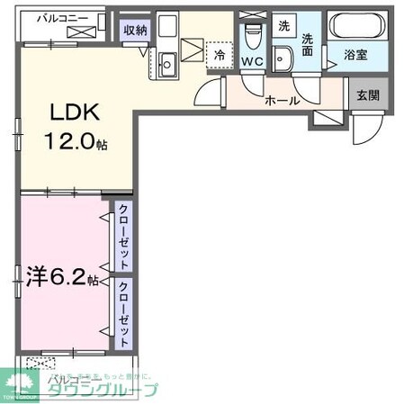 アンテムノンの物件間取画像